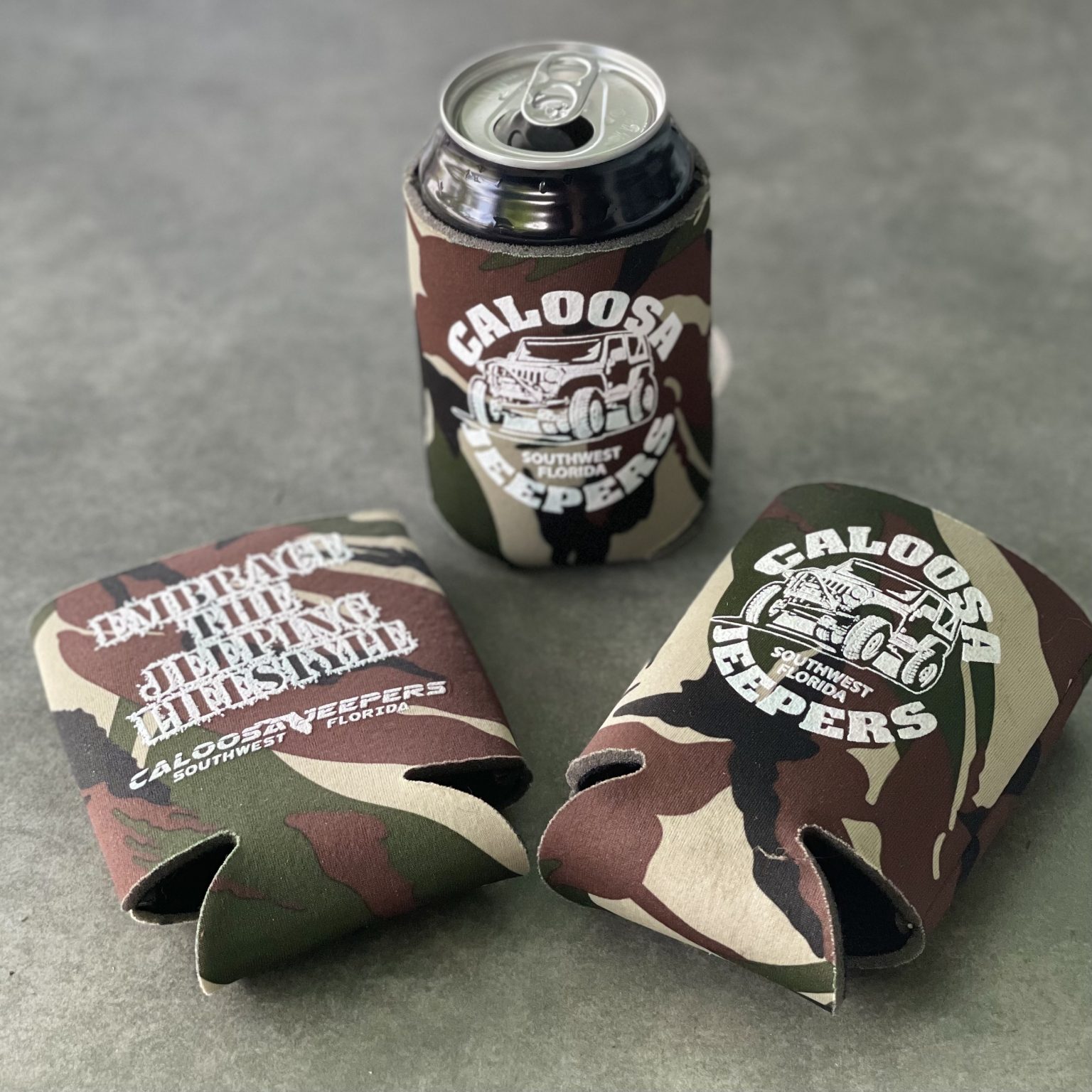Caloosa Jeepers Can Koozies
